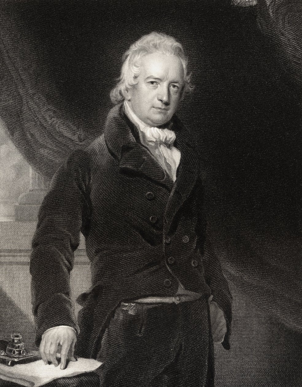 John Abernethy, graverad av John Cochran (fl.1821-65), från 