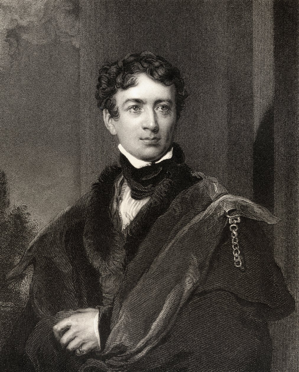 John George Lambton, 1:e earl av Durham, graverad av John Cochran (fl.1821-65), från 