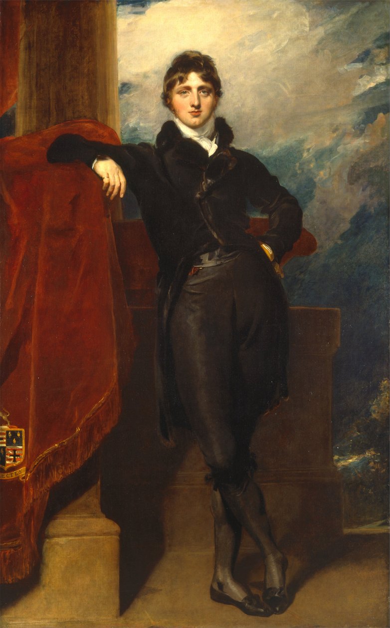 Lord Granville Leveson-Gower, later 1st Earl Granville av Thomas Lawrence