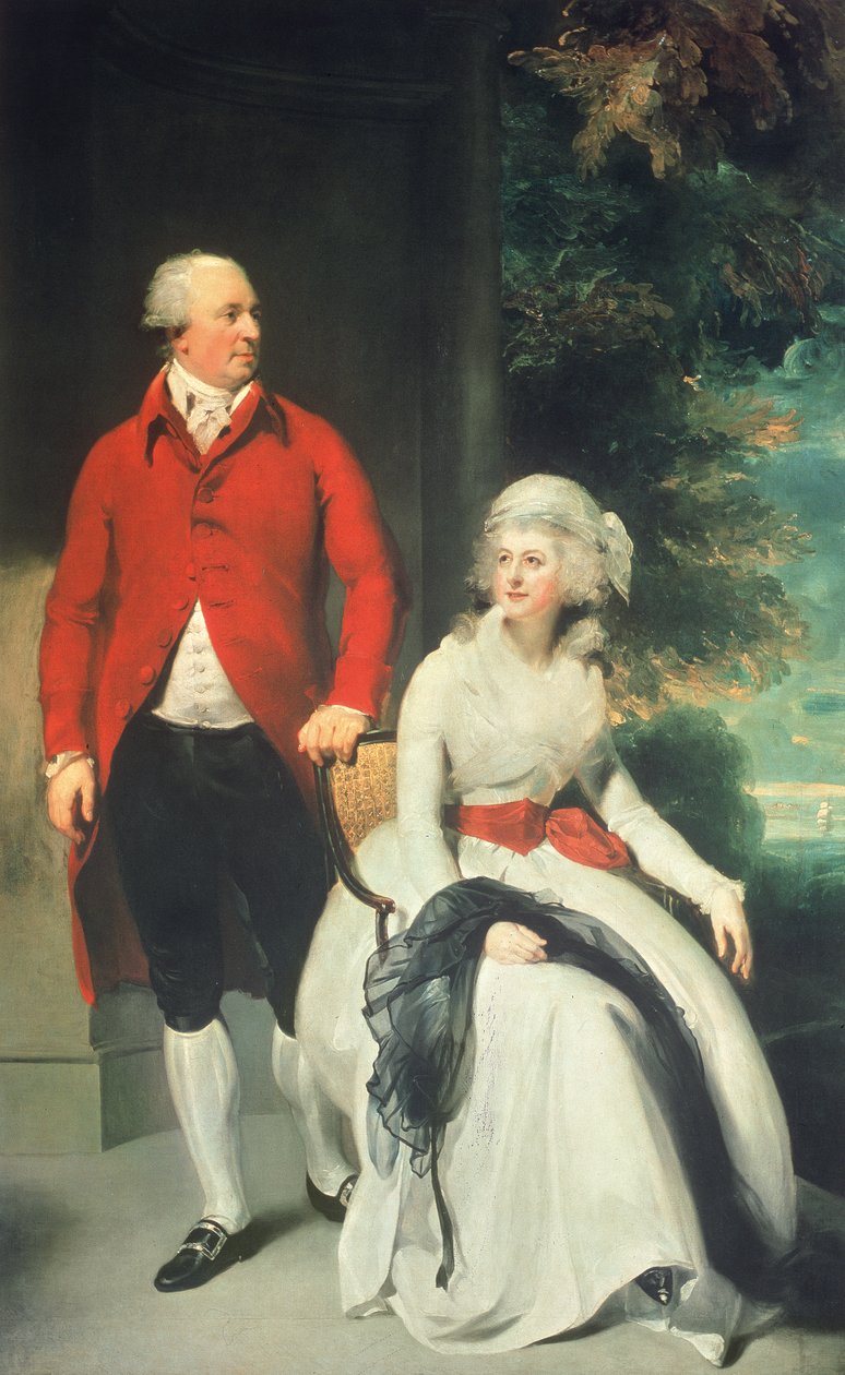 Mr John Julius Angerstein (1735-1823) och hans andra fru, Eliza Payne (1748-1800), 1792 av Thomas Lawrence