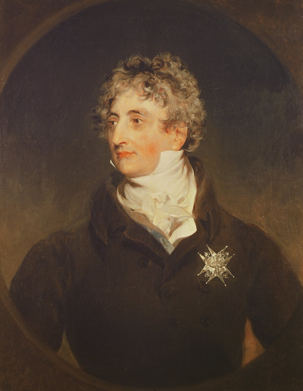 Porträtt av hertig Armand-Emmanuel de Richelieu (1766-1822) 1822 av Thomas Lawrence
