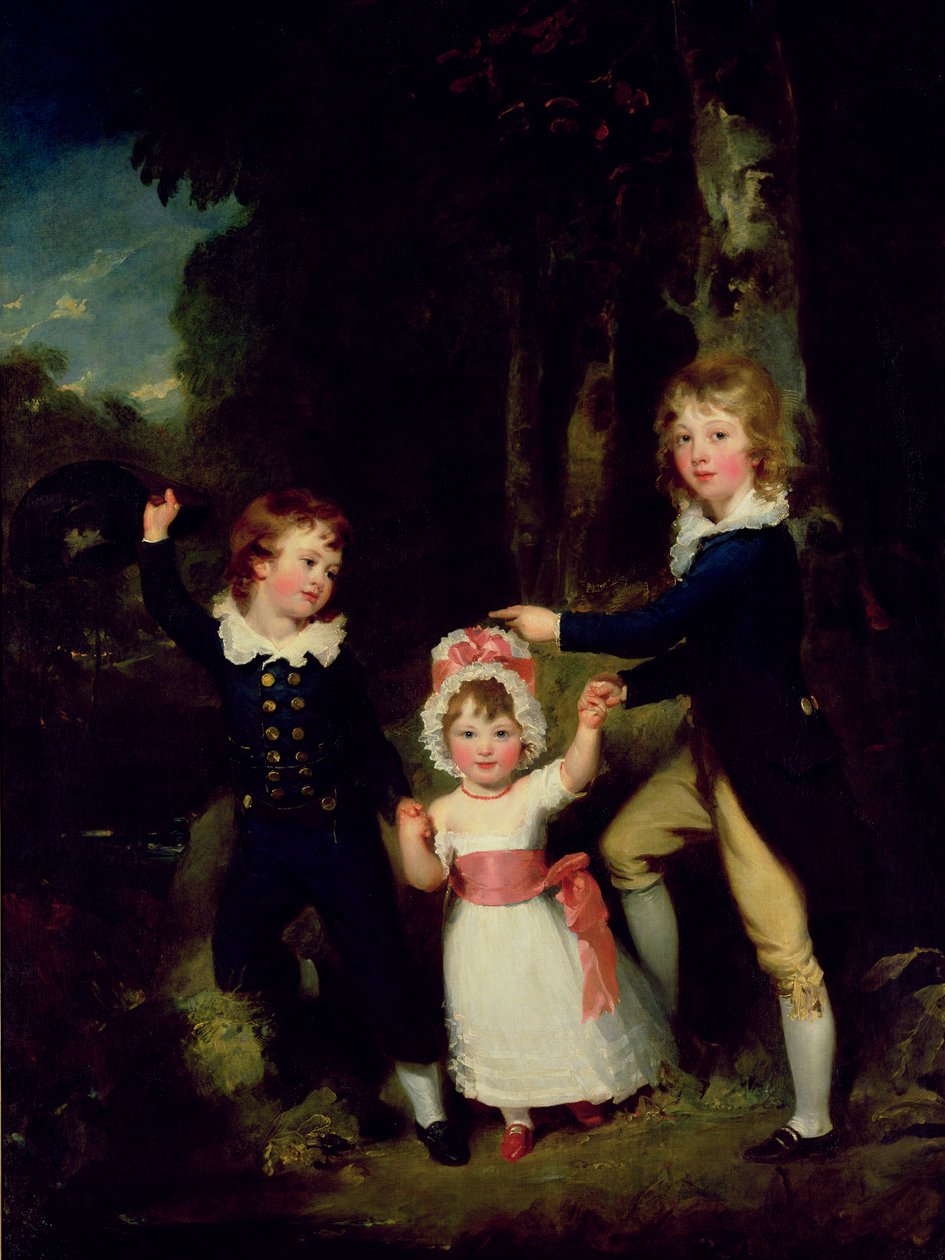 Porträtt av Lord George Cavendishs barn, 1790 av Thomas Lawrence