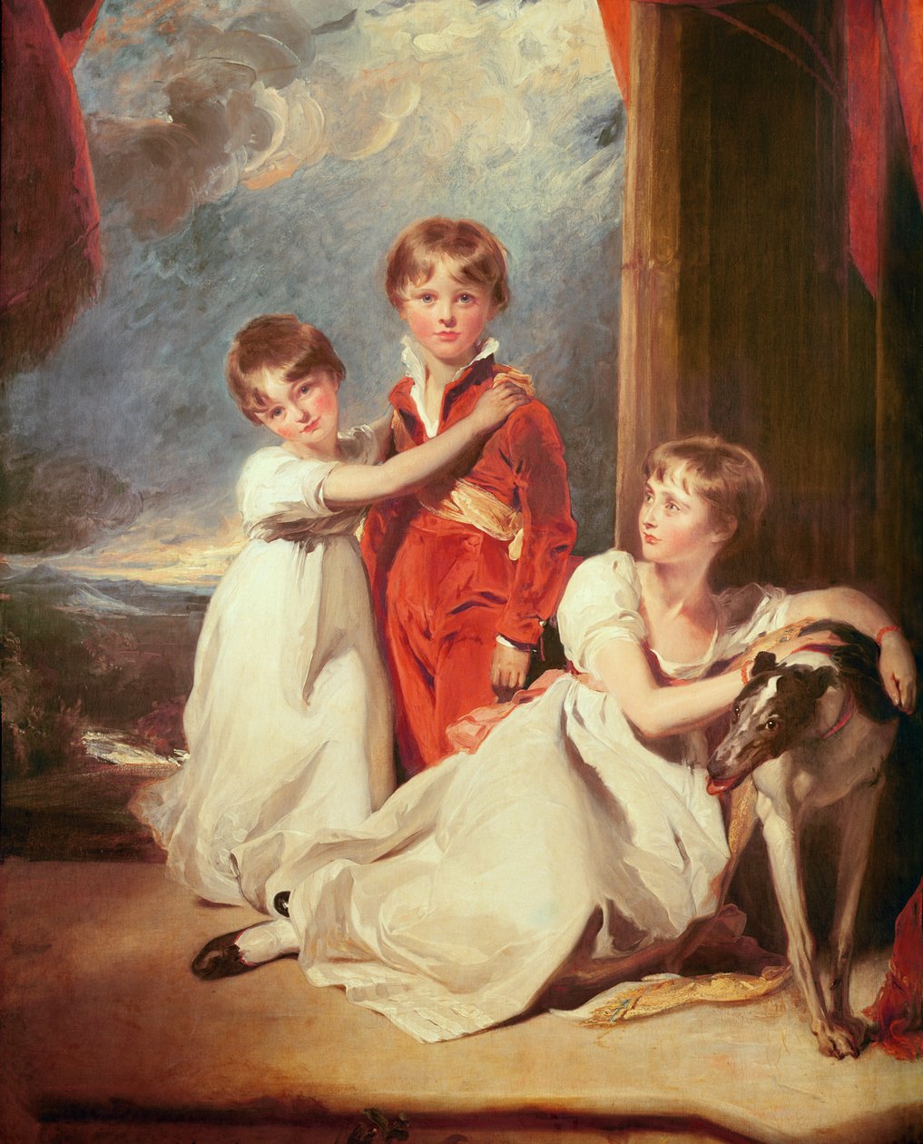 Porträtt av Fluyder-barnen, 1805 av Thomas Lawrence
