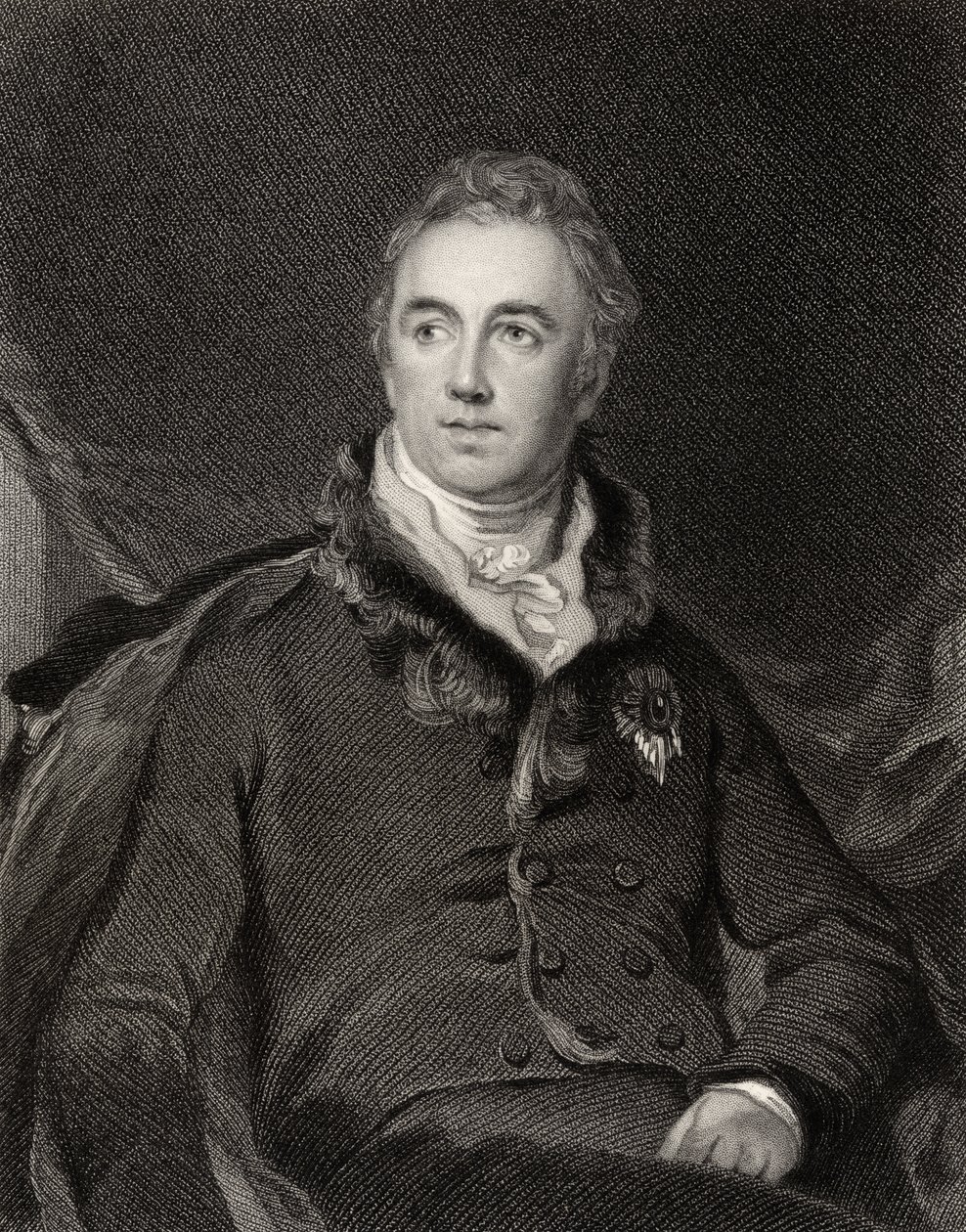 Robert Saunders Dundas, 2:e Viscount Melville, graverad av George Parker (fl.1834-d.1868), från 