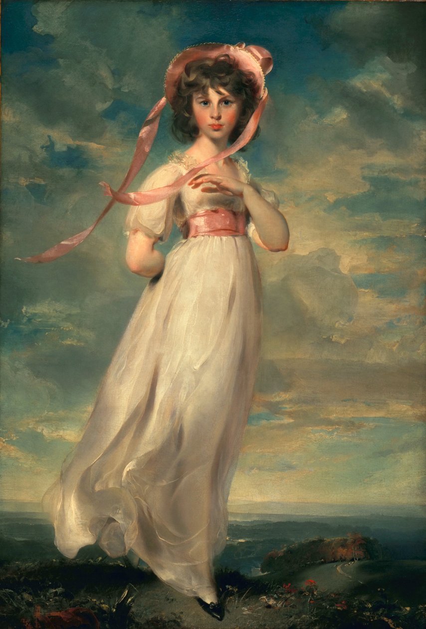 Sarah Goodwin Barrett Moulton: Pinie 1794 av Thomas Lawrence