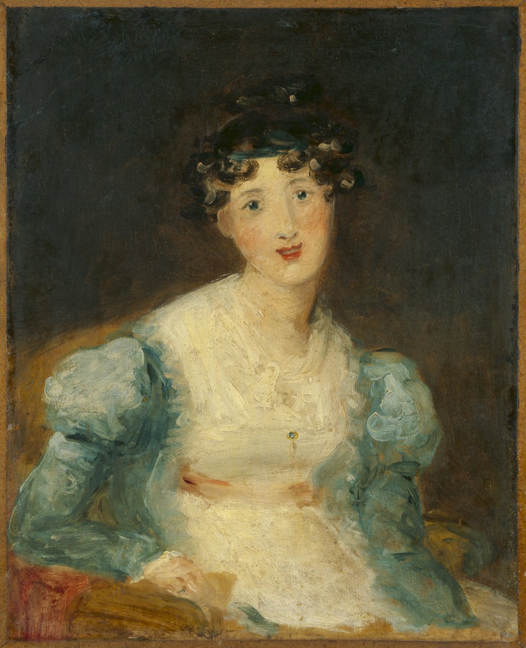 Ung dam Sittande av Thomas Lawrence