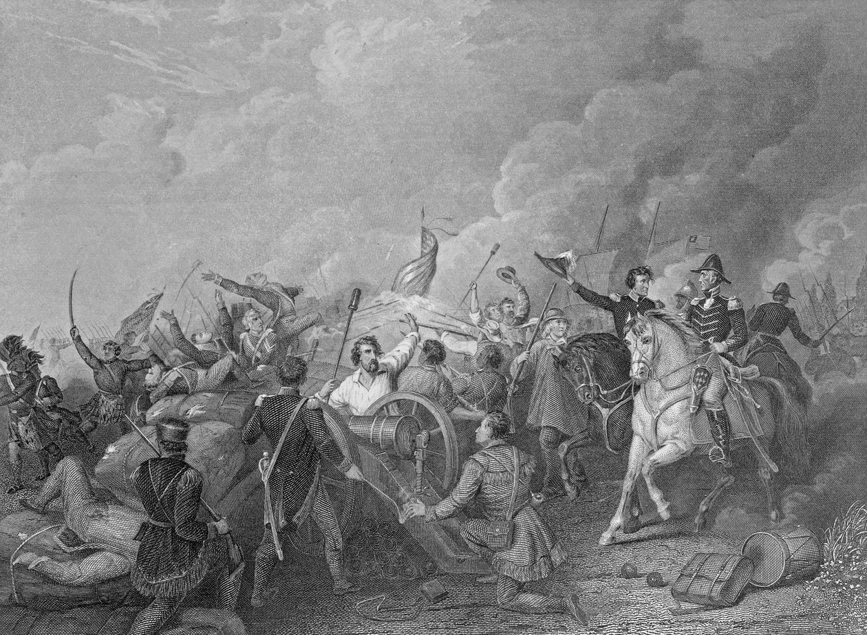 Slaget vid New Orleans, 8 januari 1815, från 