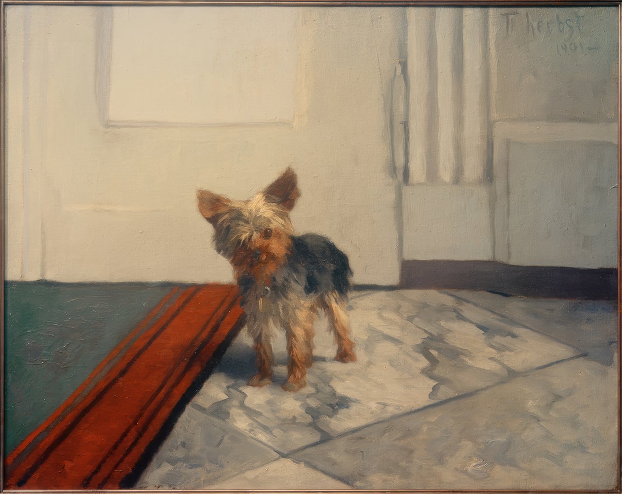 Liten hund i korridoren av Thomas Ludwig Herbst