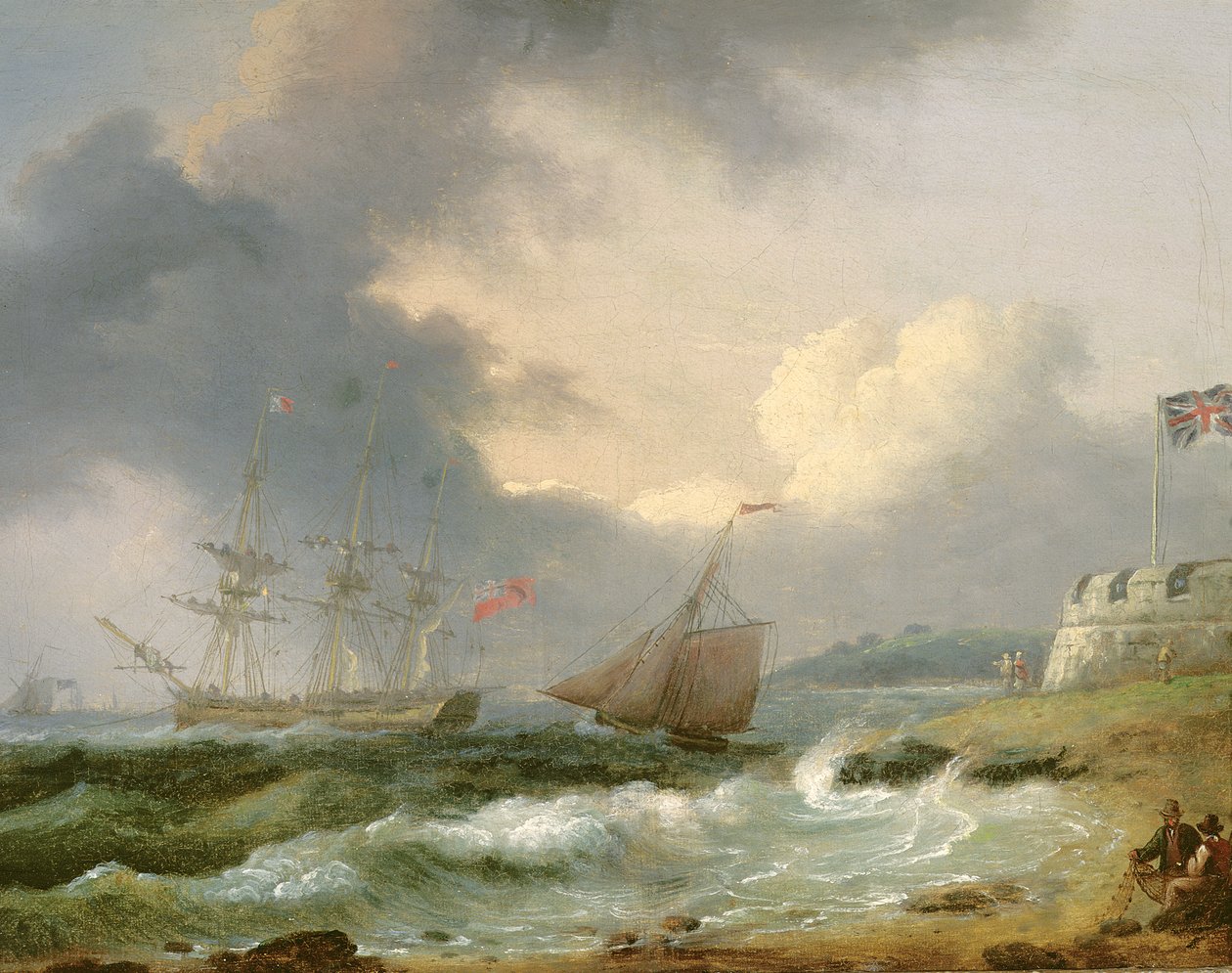 Utanför skvadronen, Cowes av Thomas Luny