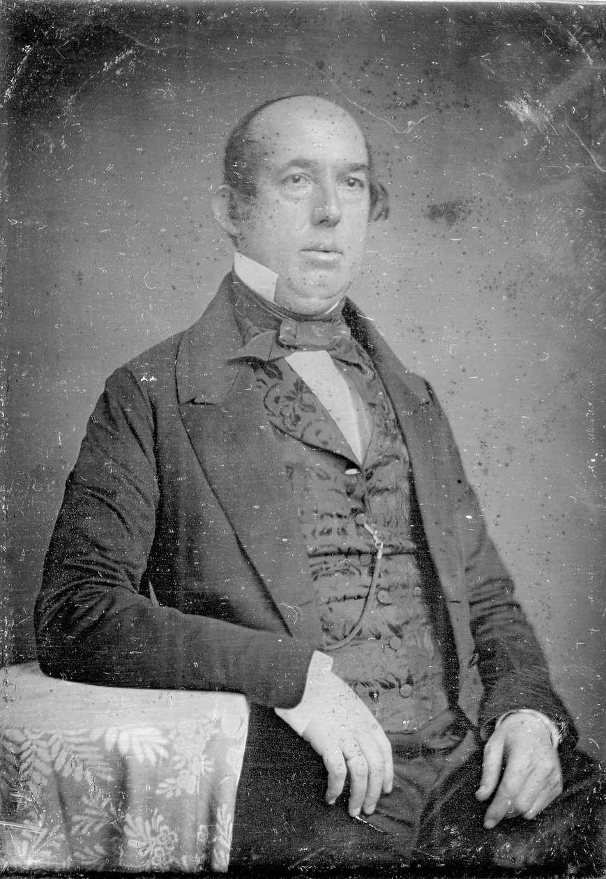 Portrait of Norman Cutter, a wholesale grocer in St. Louis av Thomas M. Easterly
