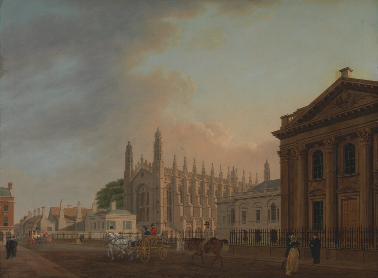 Kings Parade, Cambridge av Thomas Malton Jnr.