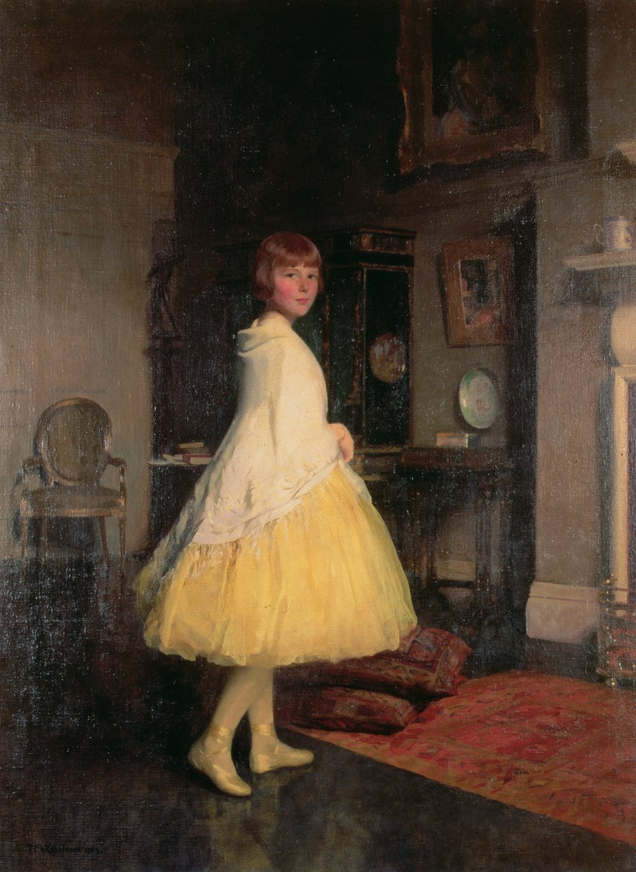Lesley i studion, 1923 av Thomas Martine Ronaldson