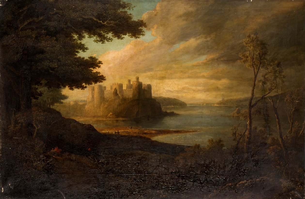 Conway Castle av Thomas Miles Richardson