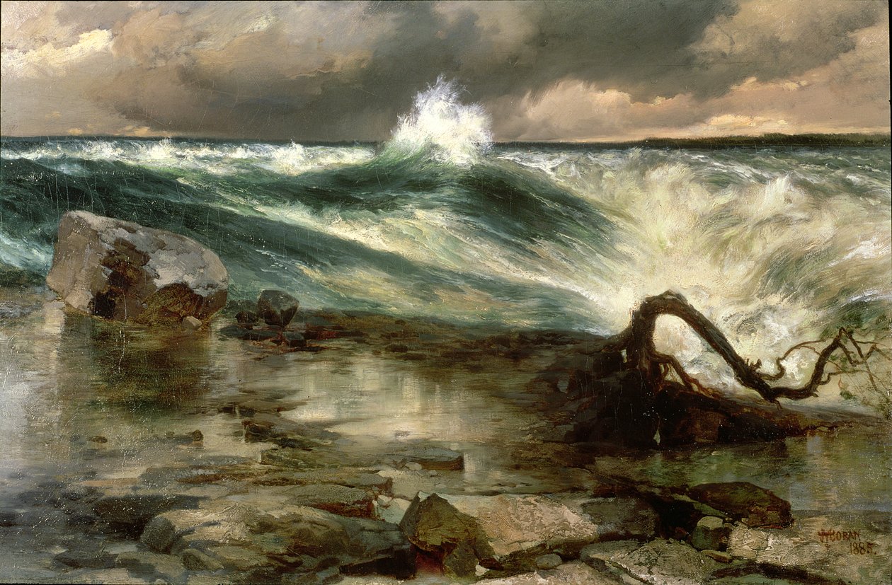 Forsarna ovanför Niagara av Thomas Moran