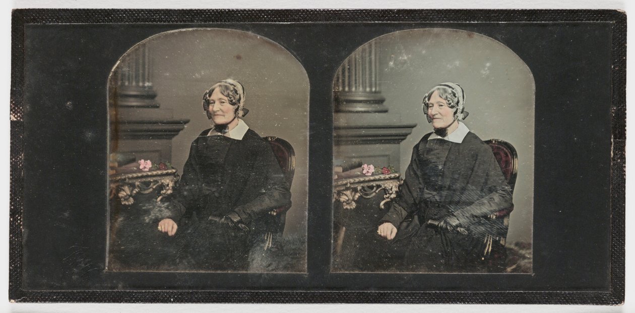 Porträtt av en äldre kvinna, ca 1855 (daguerreotypi) av Thomas Richard Williams
