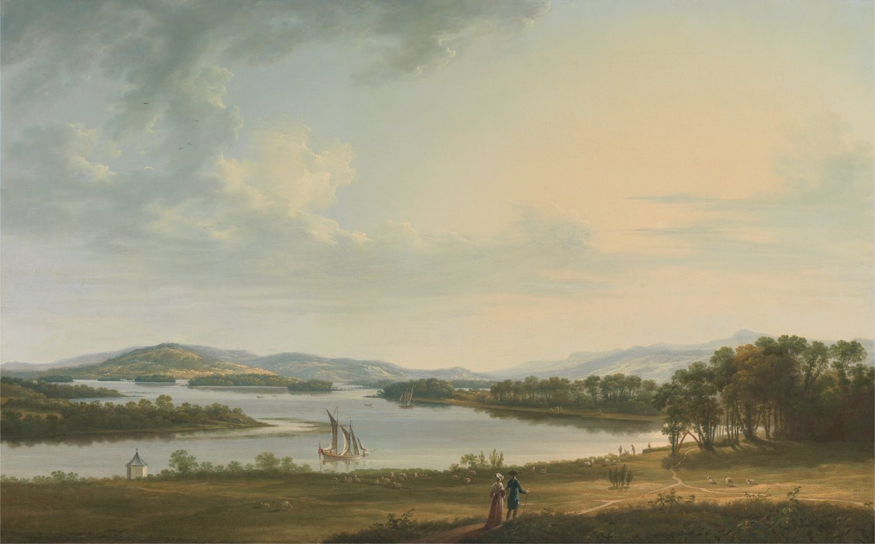 Knock Ninney and Lough Erne from Bellisle, County Fermanagh, Ireland av Thomas Roberts