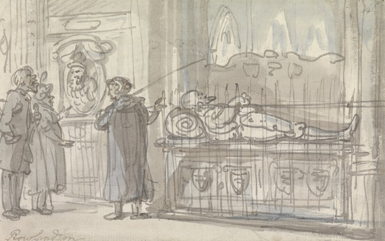 A Tour in a Cathedral av Thomas Rowlandson