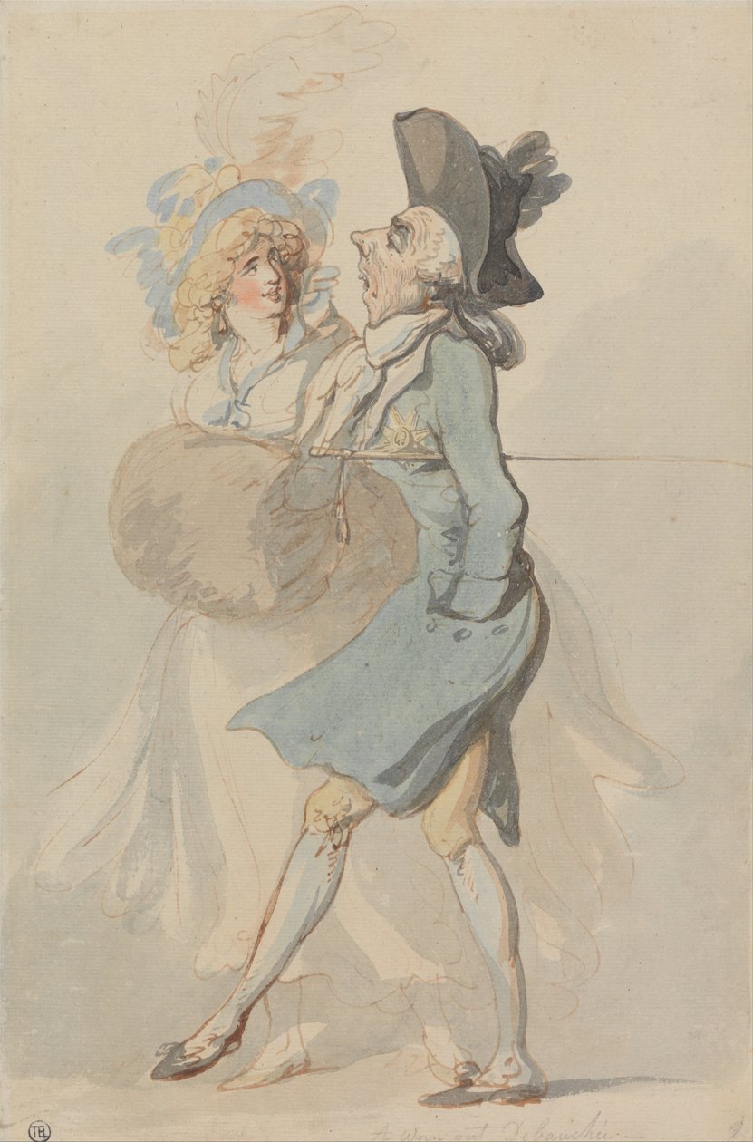 A Worn Out Debauchée av Thomas Rowlandson