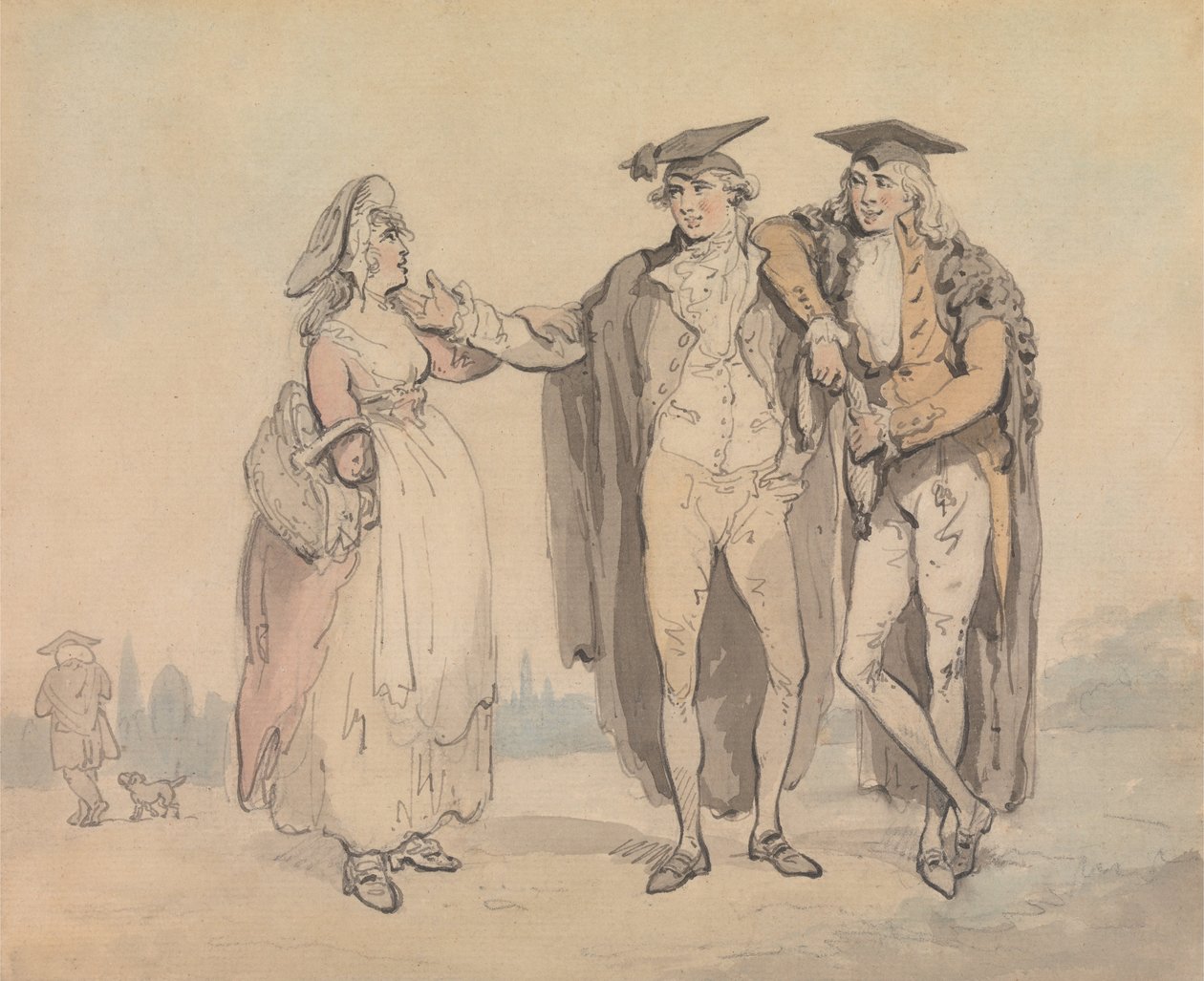 Bucks of the First Head av Thomas Rowlandson