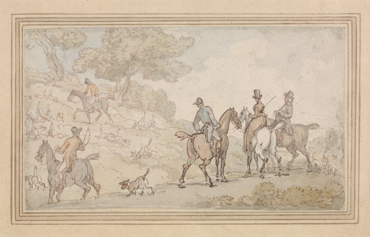Drawing Cover av Thomas Rowlandson