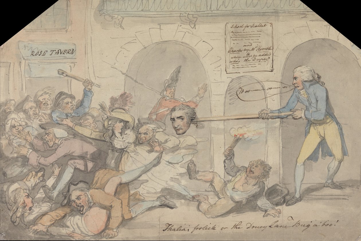 Drury Lane. The School for Scandal av Thomas Rowlandson