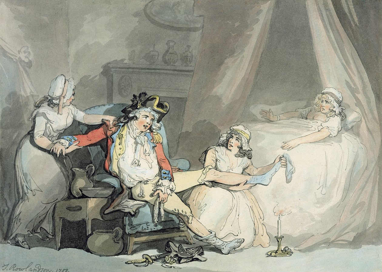 Klockan fyra i stan av Thomas Rowlandson