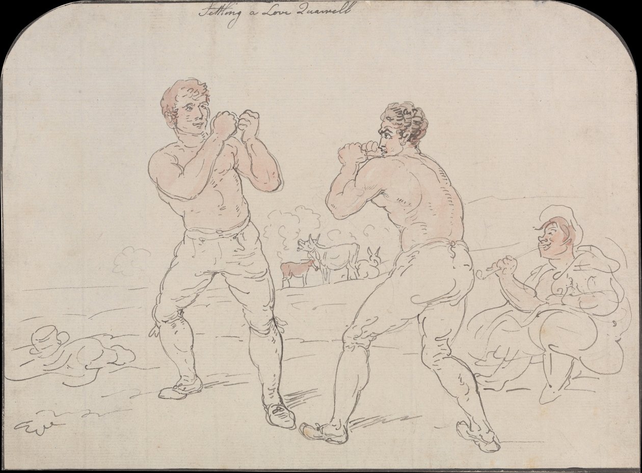 Att lösa ett kärleksbråk av Thomas Rowlandson