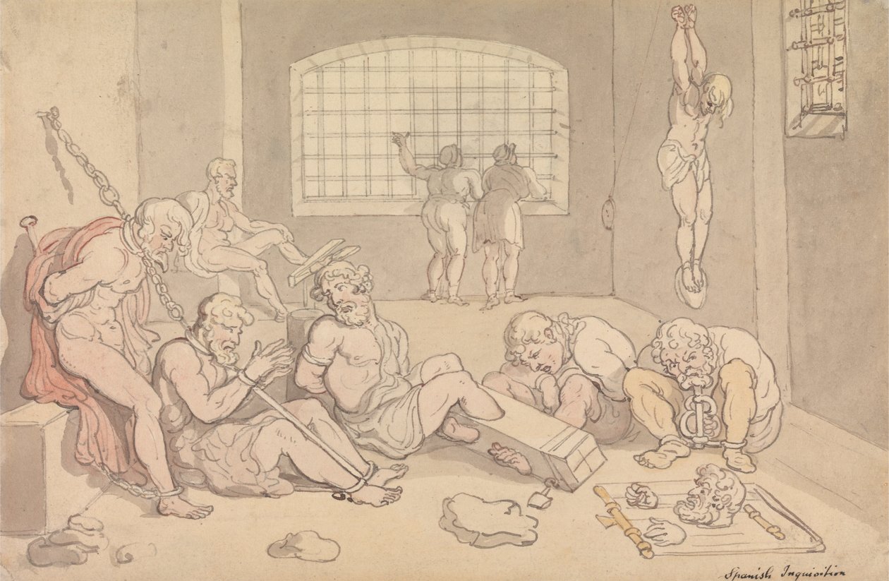 Spanish Inquisition av Thomas Rowlandson