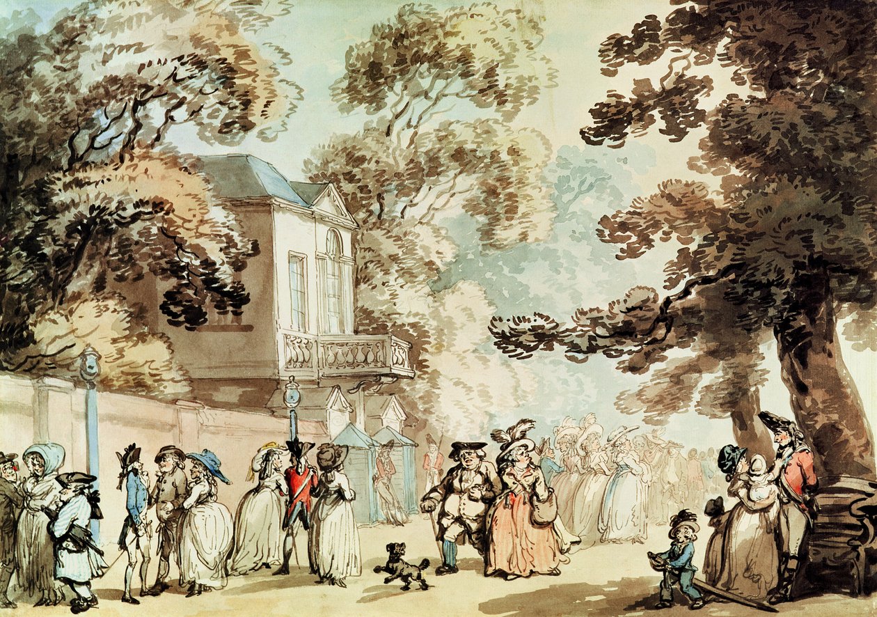 Spring Gardens, Ranelagh av Thomas Rowlandson