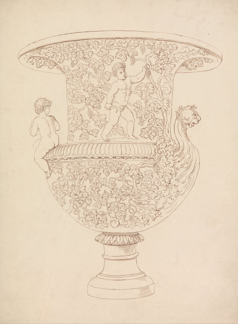 Study of a Vase av Thomas Rowlandson