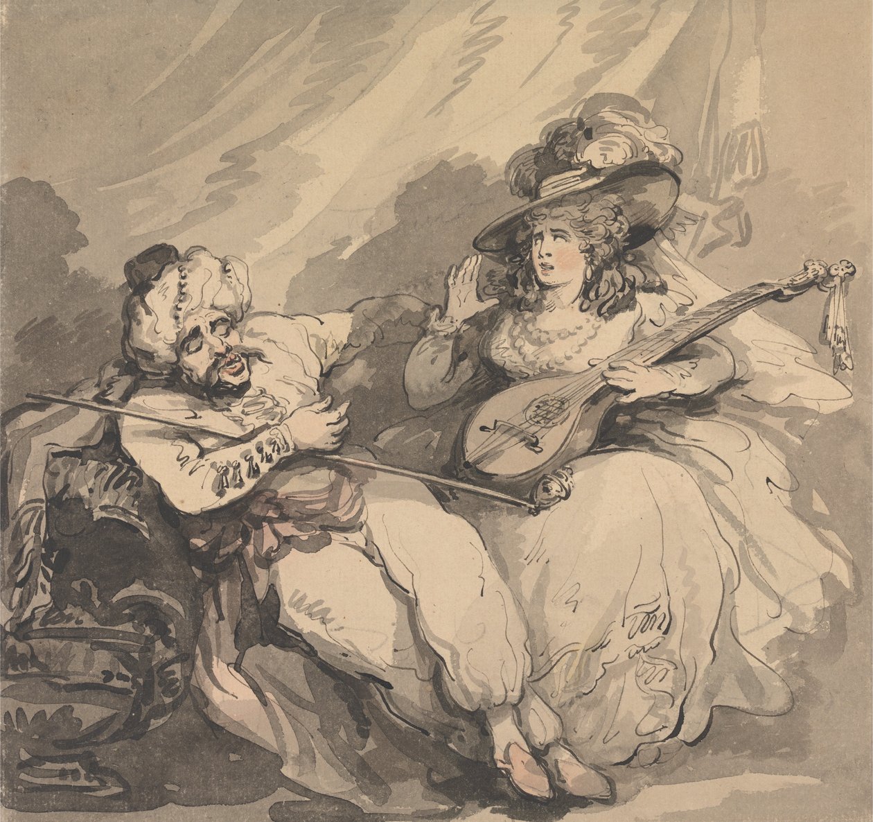 The Amorous Turk av Thomas Rowlandson
