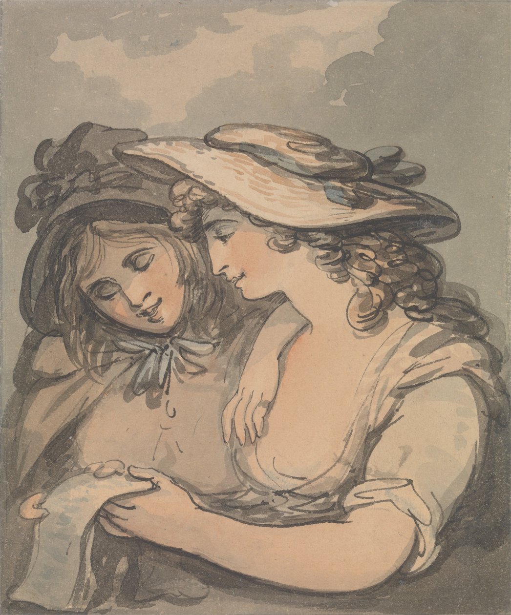 The Ballad Singers av Thomas Rowlandson