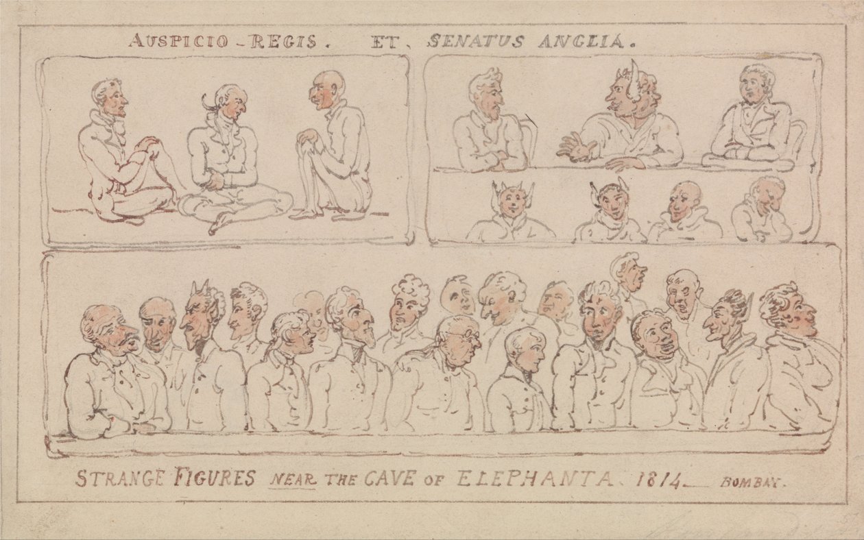 The Grand Master or the Adventures of Qui Hi in HIndostan av Thomas Rowlandson