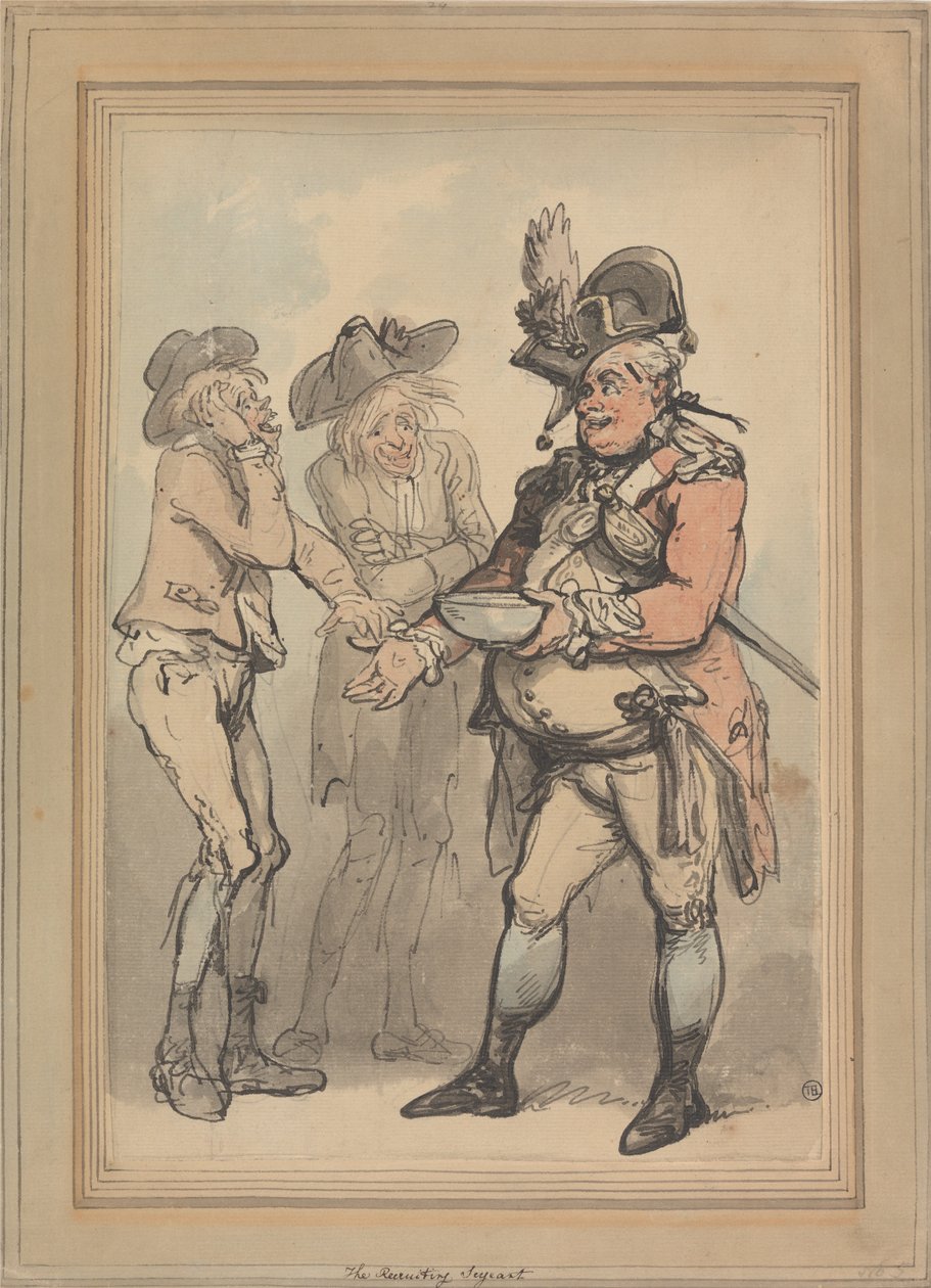 The Recruiting Sargeant av Thomas Rowlandson