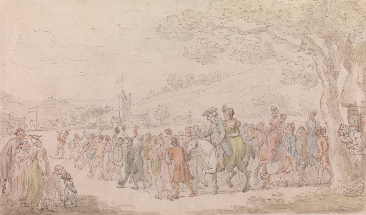 The Vicar of Wakefield- The Welcome av Thomas Rowlandson