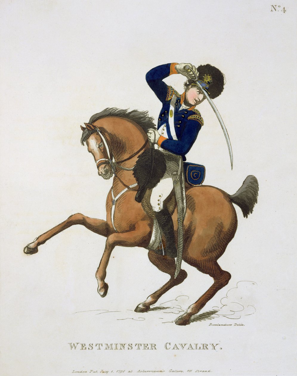 Westminster Cavalry Volunteer, skylt 4 från 