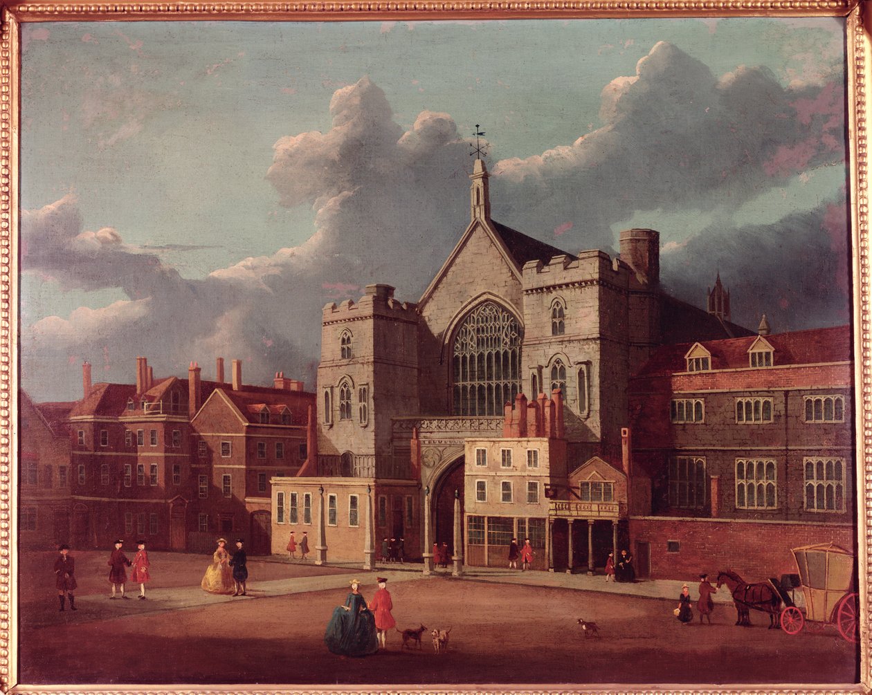Westminster Hall och New Palace Yard av Thomas Sandby
