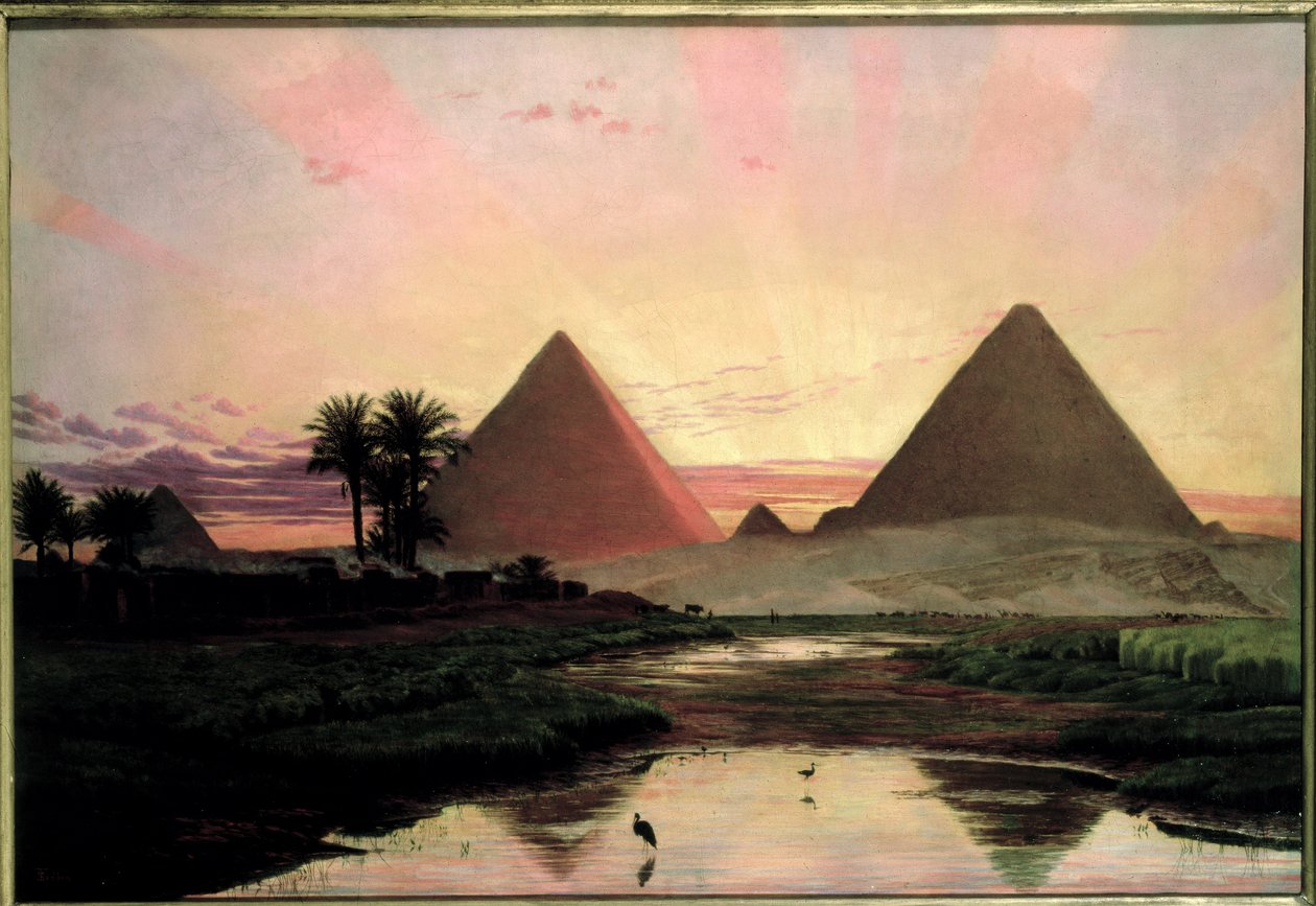 Pyramiderna i Giza av Thomas Seddon