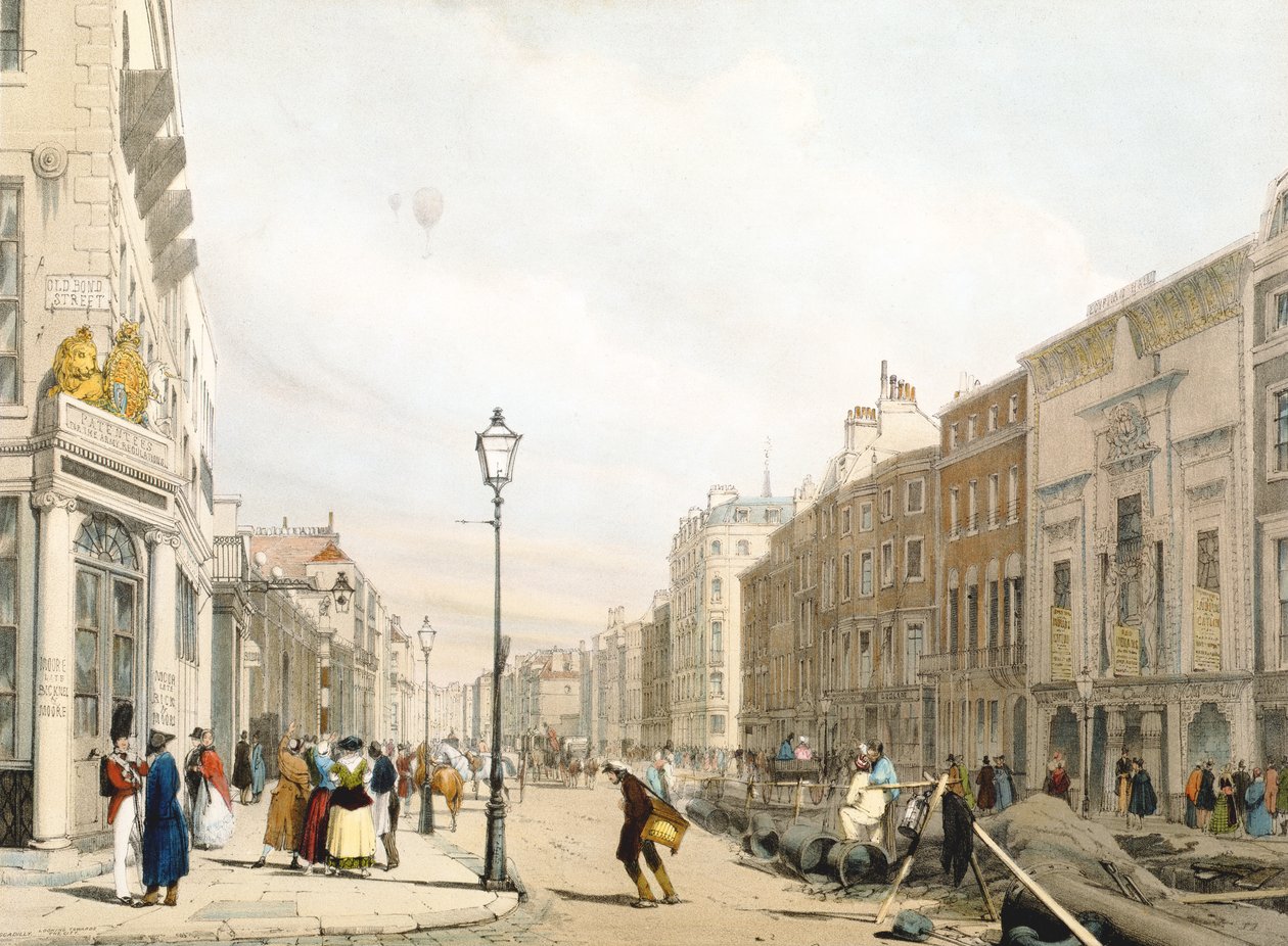 Piccadilly, Looking Towards the City, från 