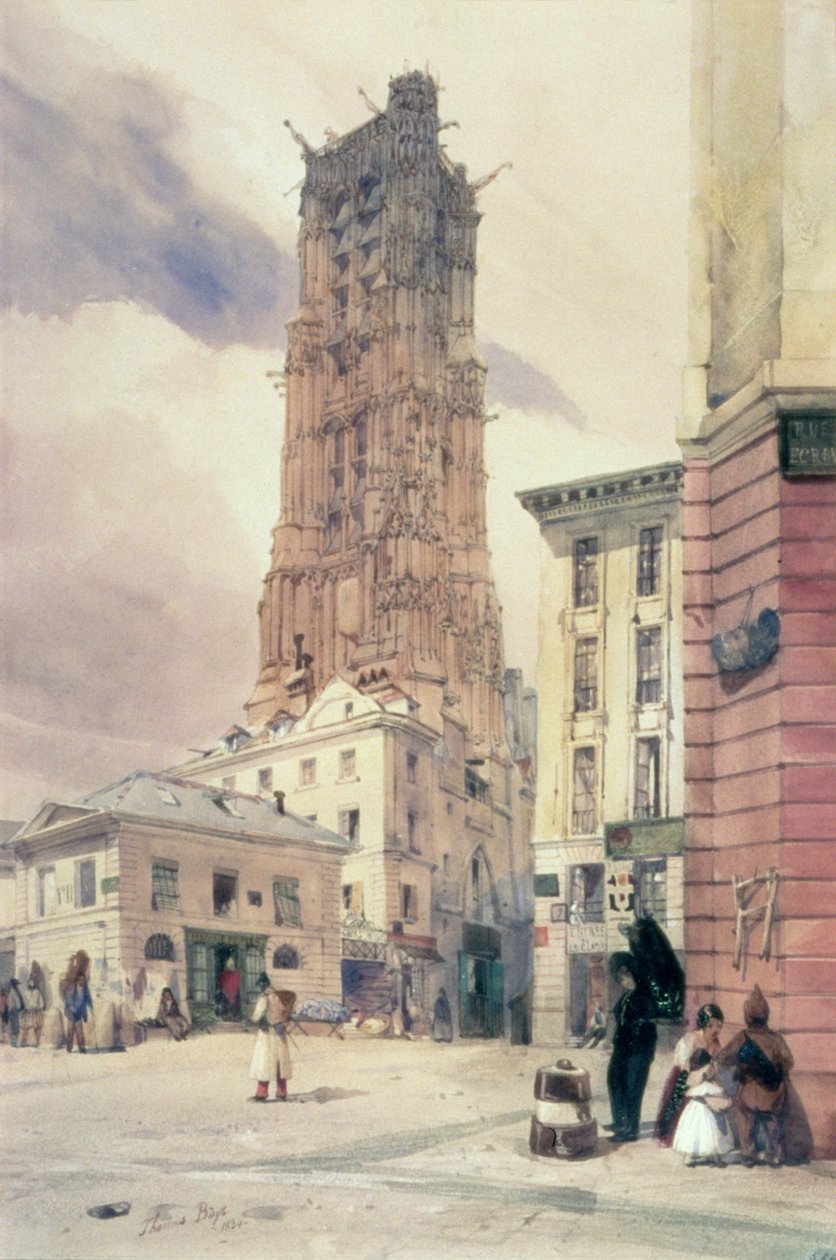 St. Jacques-tornet, Paris av Thomas Shotter Boys
