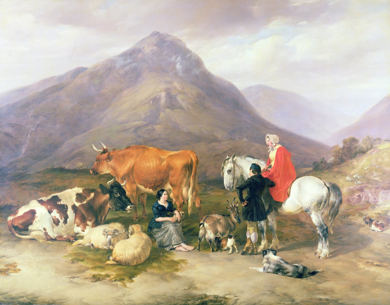 Bland bergen i Cumberland av Thomas Sidney Cooper