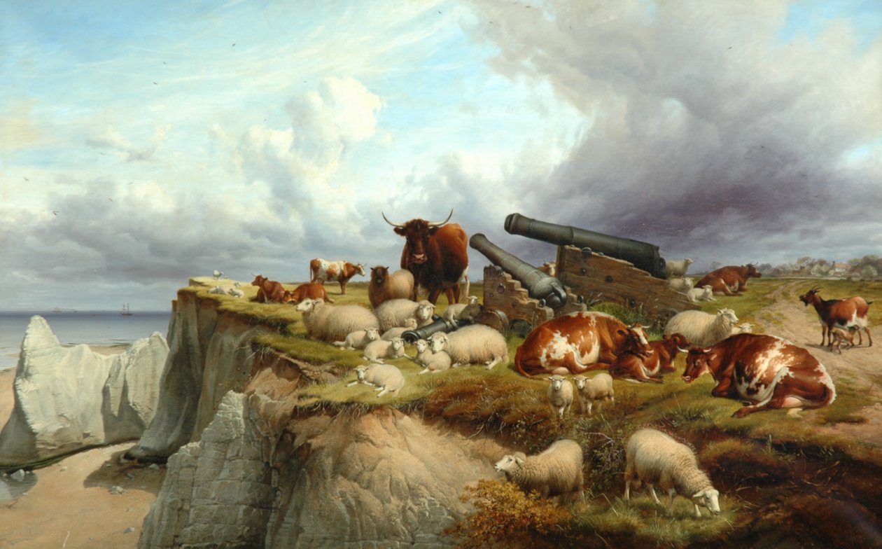 Fred och krig, 1888 av Thomas Sidney Cooper