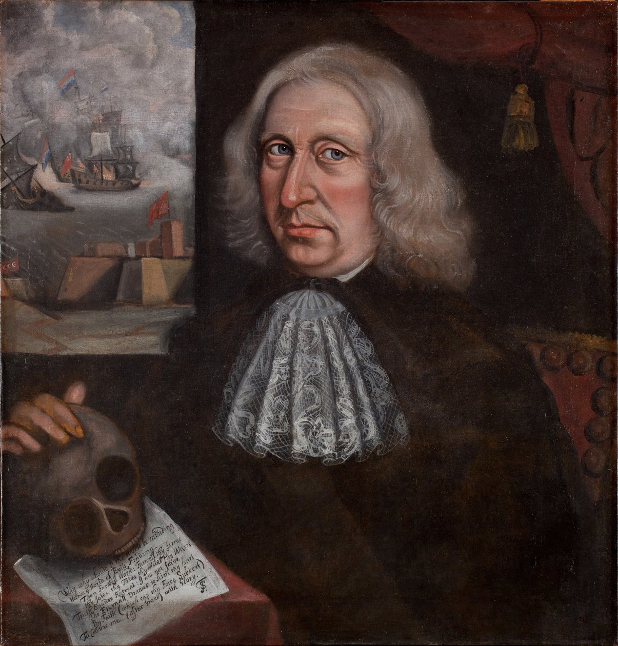 Självporträtt, ca 1680 av Thomas Smith