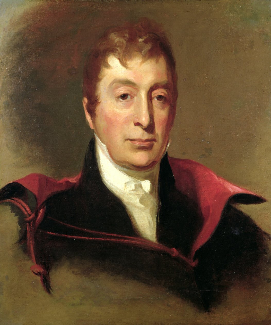 Porträtt av Marie Joseph Paul Yves Roch Gilbert du Motier (1757-1834) Marquis de Lafayette av Thomas Sully