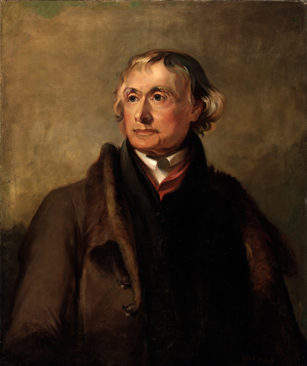 Porträtt av Thomas Jefferson, ca 1860 av Thomas Sully