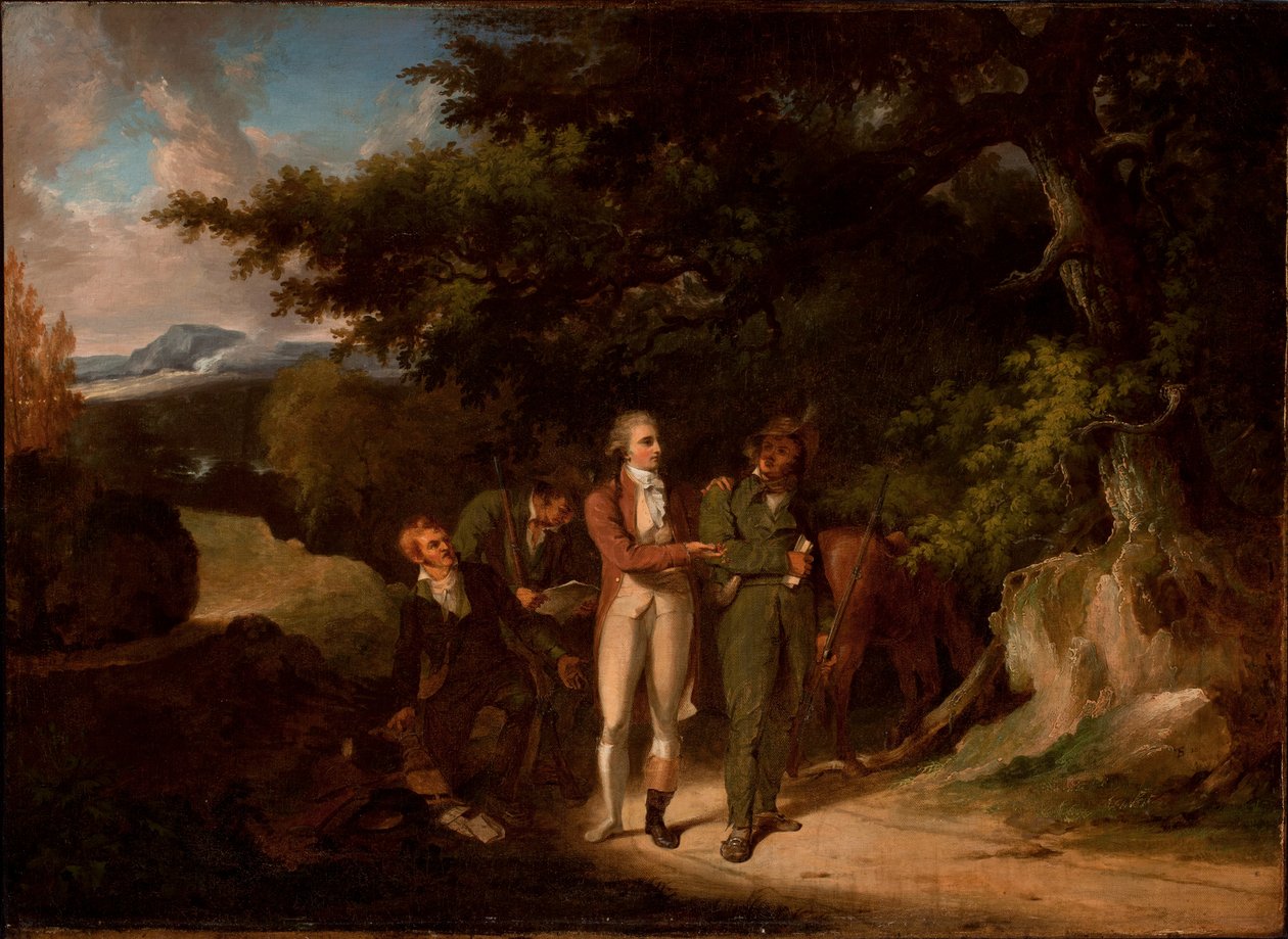 The Capture of Major Andre, 1812  av Thomas Sully