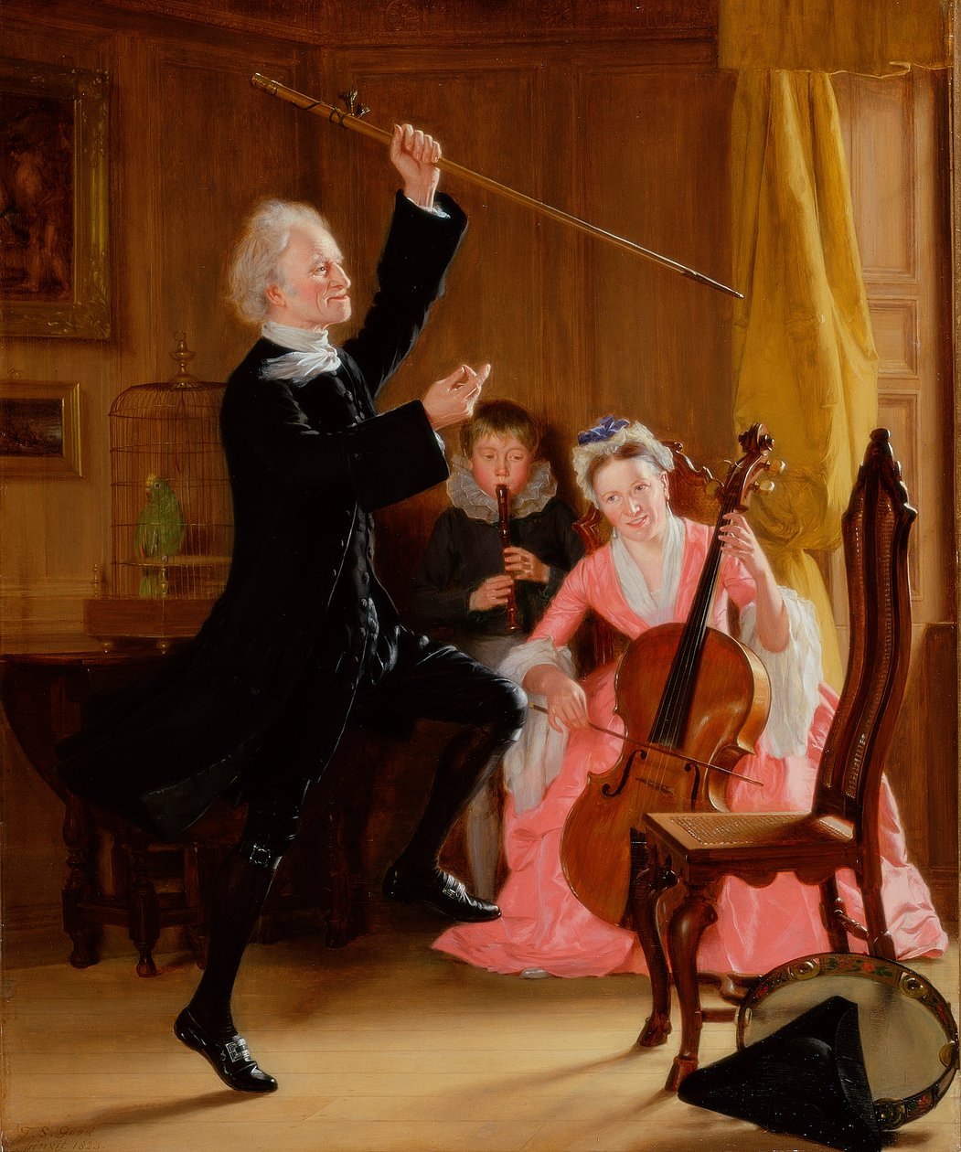 Musikens kraft, 1823 av Thomas Sword Good