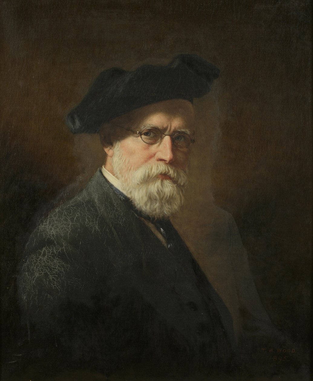 Självporträtt, 1895 av Thomas Waterman Wood