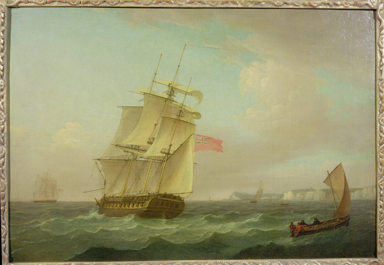 Brittisk krigsman av Thomas Whitcombe