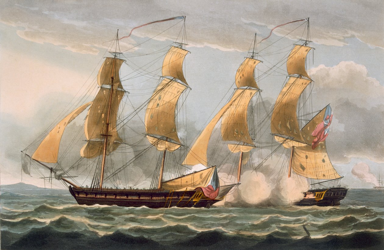 Capture of the Argus, 14 augusti 1813, från 